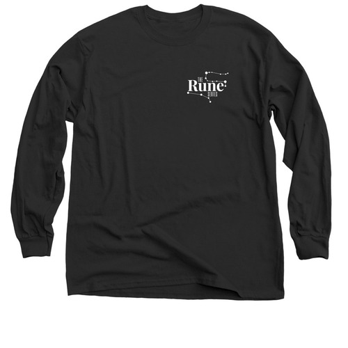 The Rune Series, a Black Classic Long Sleeve Tee