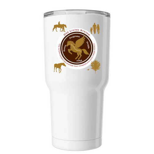 HCR - One Living System Tumbler, a White Insulated Tumbler
