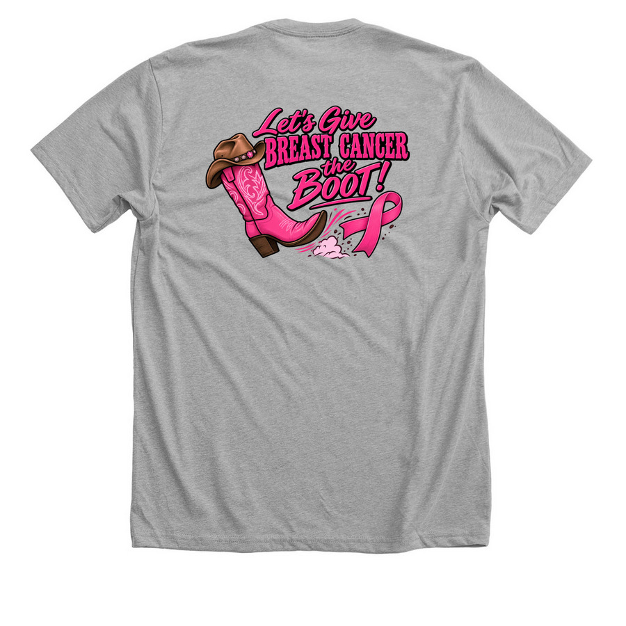 Angela?s Warriors&nbsp;, a Athletic Heather Premium Unisex Tee (back-view)