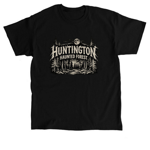 Huntington Haunted Forest - EB, a Black Classic Unisex Tee