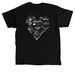 White Book Heart, a Black Classic Unisex Tee