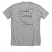 Our Family, a Athletic Heather Premium Unisex Tee (back-view)