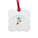 PAO Ornament&nbsp;, a White Aluminum Square Ornament