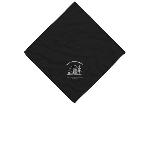 CRCL Cotton Bandana, a Black Cotton Bandana