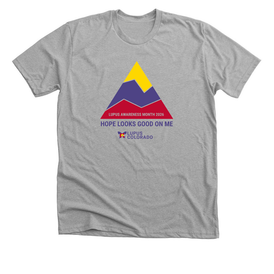 Lupus Awareness Month 2026, a Athletic Heather Premium Unisex Tee