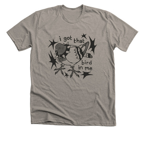 bird in me (light version), a Heather Stone Premium Unisex Tee