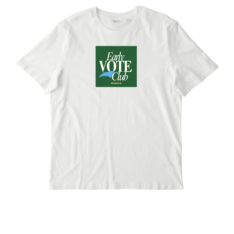 The Early Vote Club, a Off White Stanley/Stella Unisex Creator 2.0 Tee