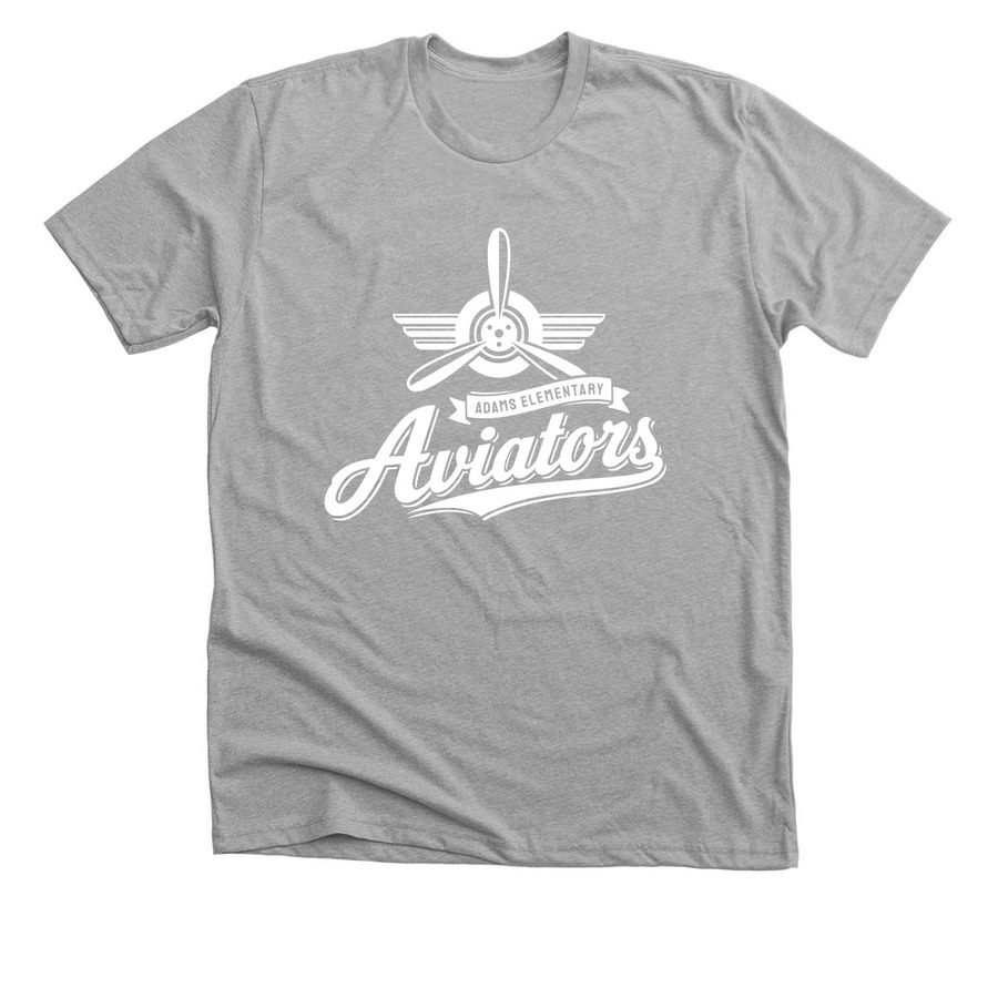 Adams Aviators Propeller: Adult, a Athletic Heather Premium Unisex Tee