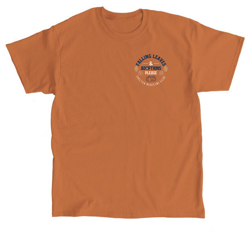 Falling Leaves + Adoptions, a Texas Orange Classic Unisex Tee