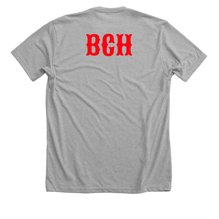 Nurses Night at Fenway, a Athletic Heather Premium Unisex Tee (back-view)