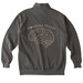 Thoughtful Threads, a Pepper Comfort Colors Quarter Zip Pullover (back-view)