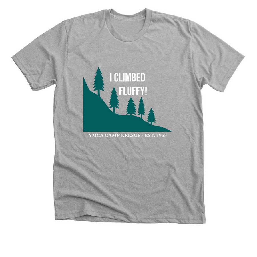 Fluffy, a Athletic Heather Premium Unisex Tee