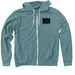 NDI: Ain't Fishing, Ain't Following, a Heather Deep Teal Zip Up Hoodie