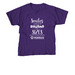 Smiles Come in All Shapes and Sizes, a Purple Youth Unisex Tee
