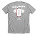 Grumpy 2, a Athletic Heather Premium Unisex Tee (back-view)