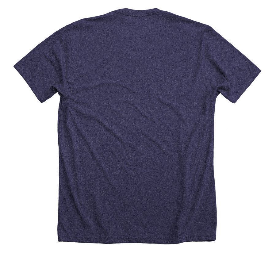 All Queer No Fear (Fundraiser), a Heather Lapis Premium Unisex Tee (back-view)