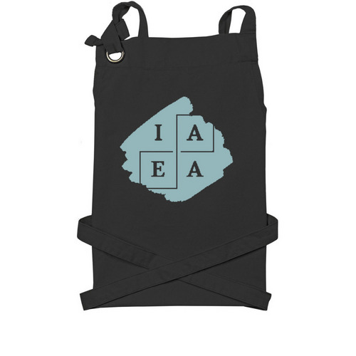 IAEA Classic Apron, a Black Cotton Canvas Pocket Apron
