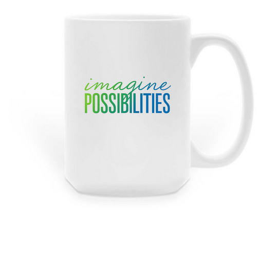 IP Mug, a White Large Coffee Mug