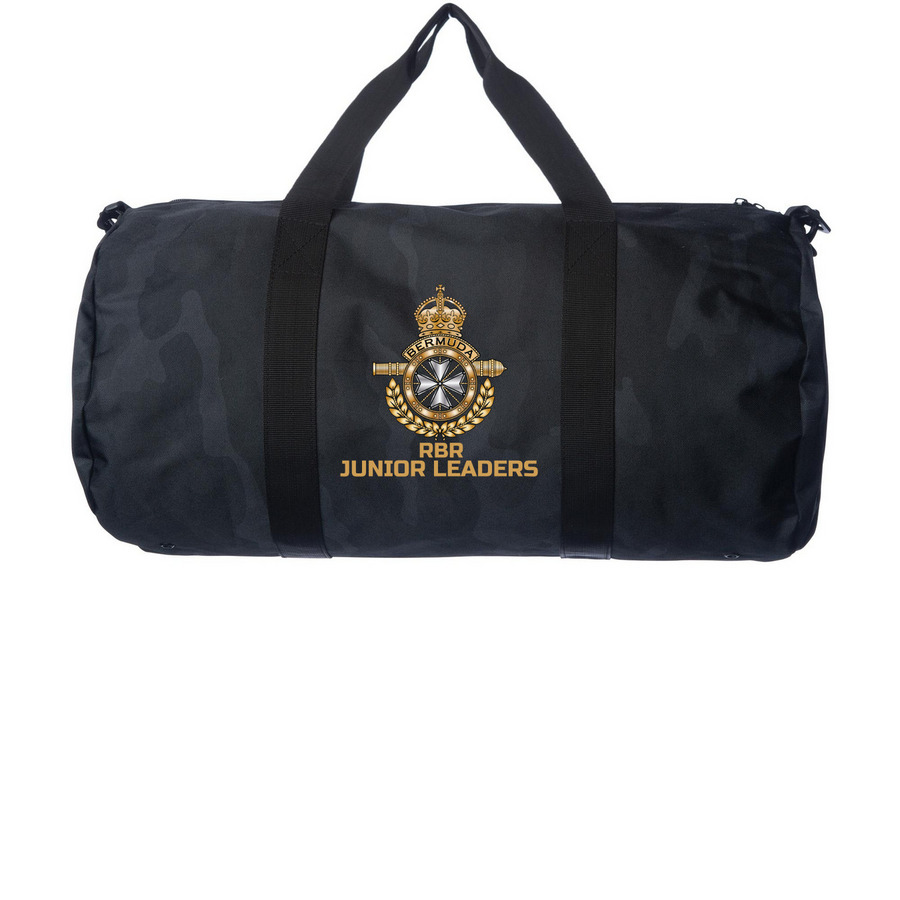 RBR JL'S DE COSTA DUFFEL BAG, a Black Camo Day Tripper Duffel Bag
