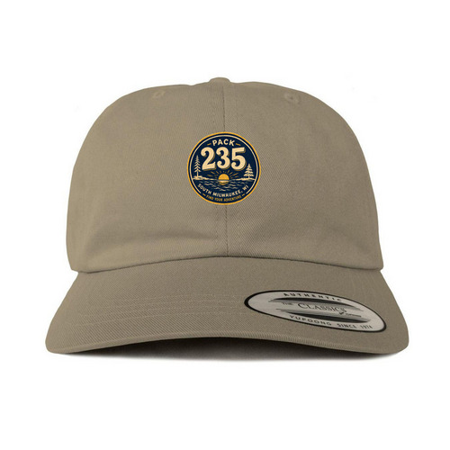 Pack 235, a Khaki Printed Classic Baseball Cap