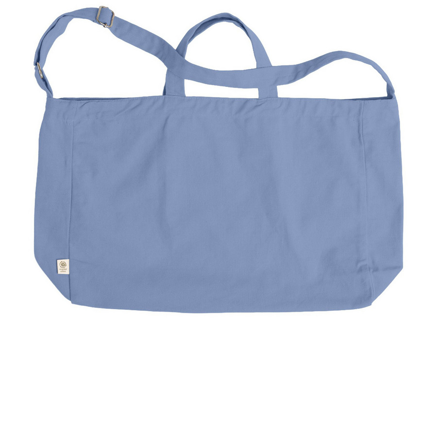 K9YA Athletic Tote, a Elemental Blue Reclaimist G2G Tote Bag (back-view)