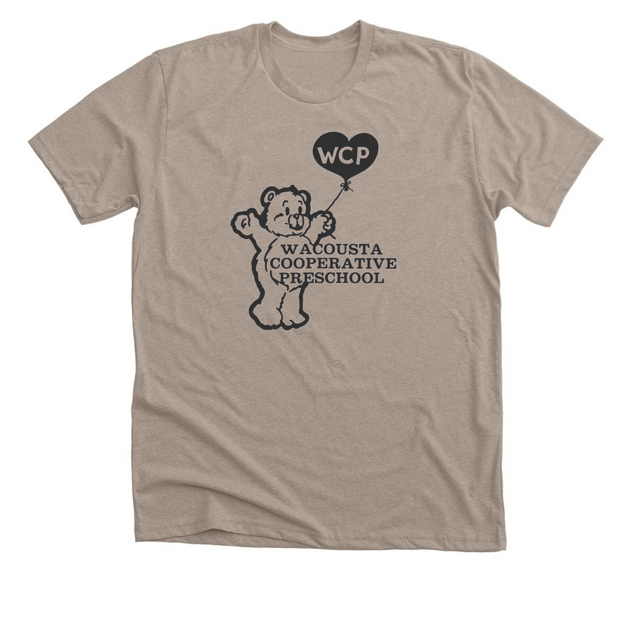 Adult Throwback Wacousta Co-op Tee, a Heather Stone Premium Unisex Tee