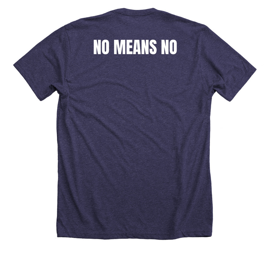 Support Survivors&nbsp;, a Heather Lapis Premium Unisex Tee (back-view)