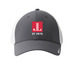 JLSP Logo Hat, a Dark Grey/ White Printed Nike Dri-FIT Legacy Performance Cap