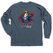 Rescue Ranger Hero Dog - Back Design, a Indigo Classic Long Sleeve Tee (back-view)