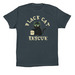 Black Cat Rescue Halloween 2025, a Dark Grey Premium Cotton Tee
