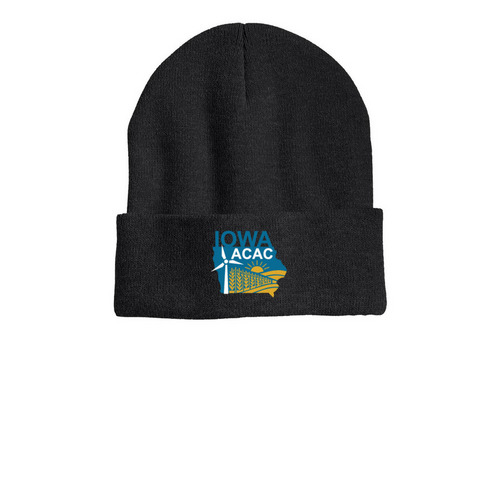 Beanies, a Heather Charcoal Printed Cuffed Beanie