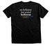 RMN | No Holiness But Social Holiness Tee, a Black Heather Premium V-Neck Tee (back-view)