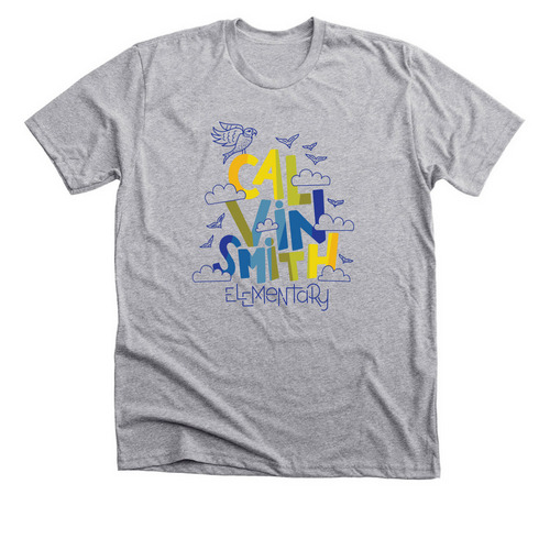 Calvin Smith PTA '23-24&nbsp;, a Athletic Heather Premium Unisex Tee
