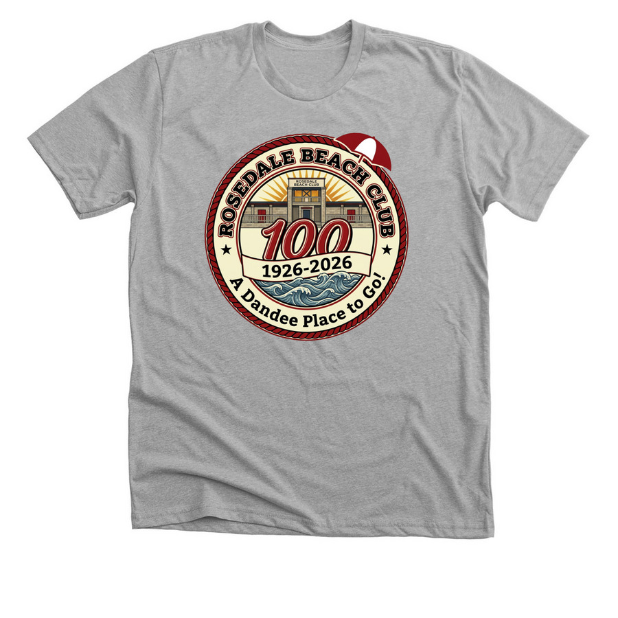 Centennial Celebration, a Athletic Heather Premium Unisex Tee