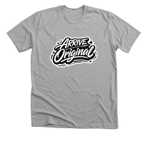 Arrive Original &nbsp;, a Athletic Heather Premium Unisex Tee