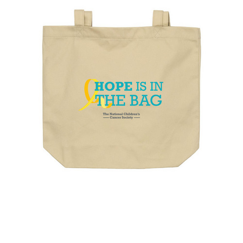 Hope is in the Bag Oyster Tote, a Oyster Organic Cotton Tote Bag