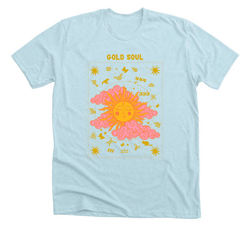 ??Synchronicity Shirts ??, a Heather Ice Blue Premium Unisex Tee