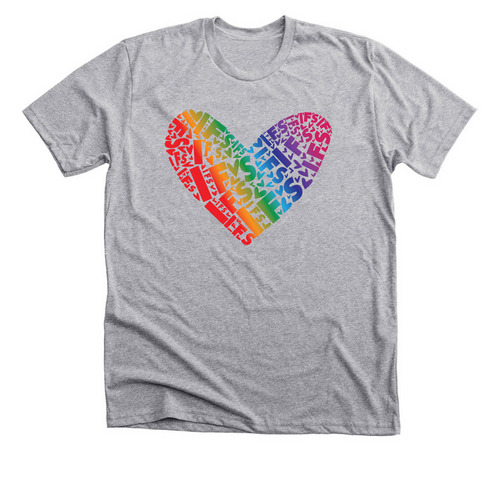 IFS Heart Collection T-Shirt, a Athletic Heather Premium Unisex Tee