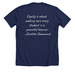 Zaretta Hammond Quote, a Solid Navy Blend Premium Unisex Tee (back-view)