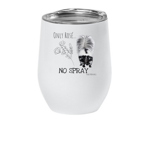 Feral Goblins & WINE, a White Insulated Wine Cup