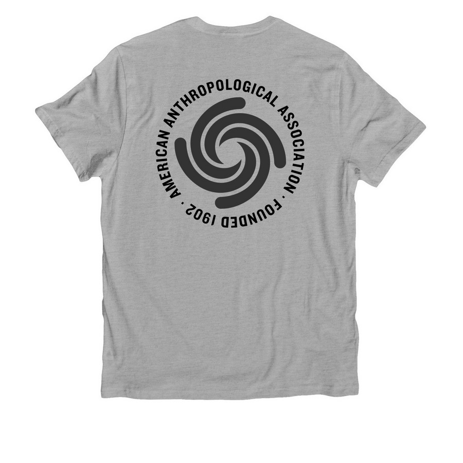 I Dig AAA&nbsp;T-Shirts & Sweatshirts, a Granite Grey Heather Allmade Organic Cotton Unisex Tee (back-view)