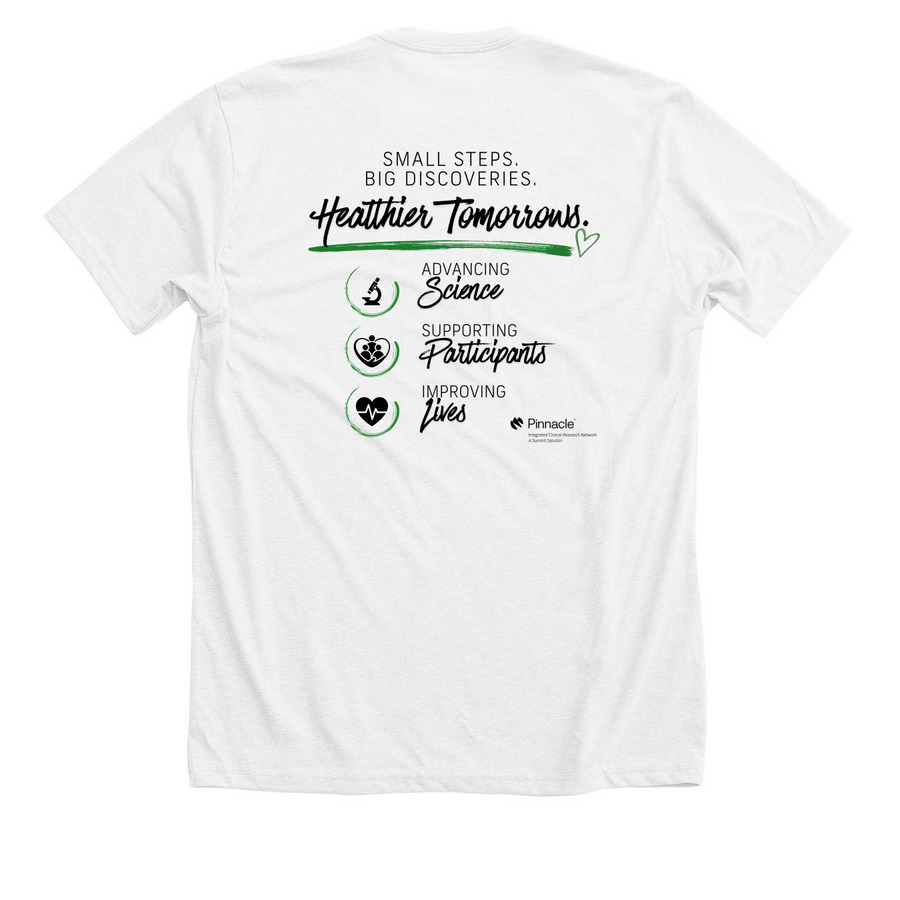 Liver Awareness Fundraiser 4, a Solid White Blend Premium Unisex Tee (back-view)