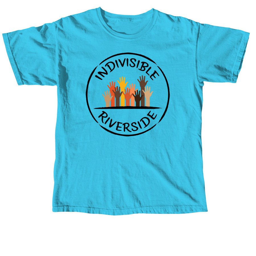INDIVISIBLE RIVERSIDE COLORS, a Lagoon Blue Comfort Colors Unisex Tee