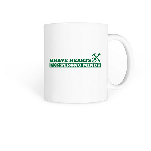 BHSM Coffee Mugs, a White Coffee Mug