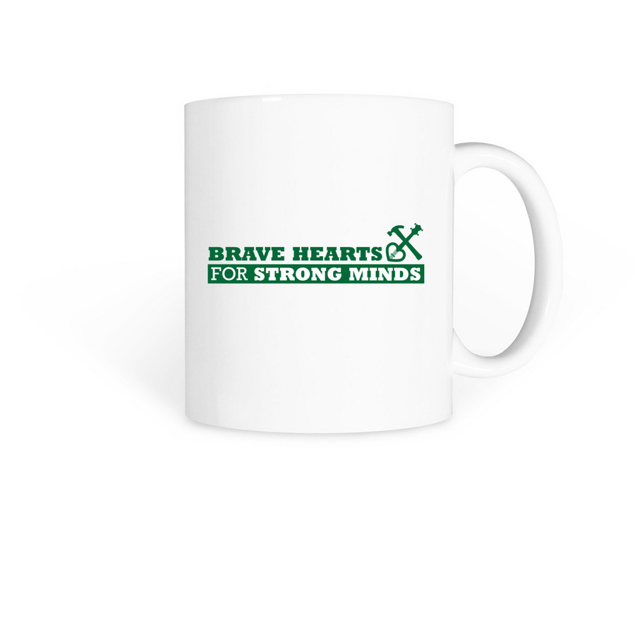 BHSM Coffee Mugs, a White Coffee Mug