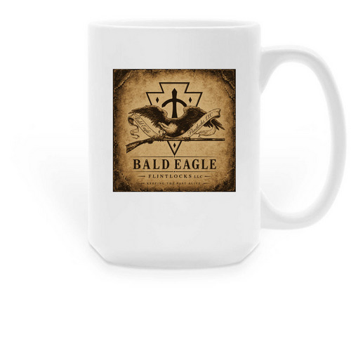 Eagle Mug, a White Large Coffee Mug
