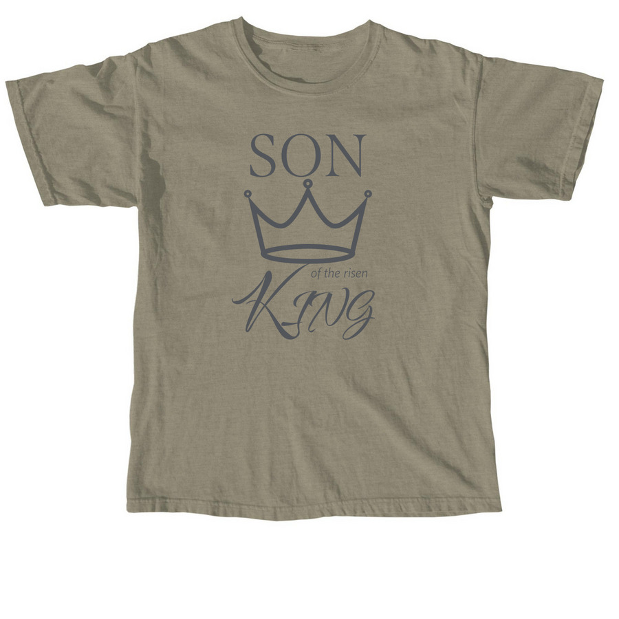 Son of the risen King, a Sandstone Comfort Colors Unisex Tee