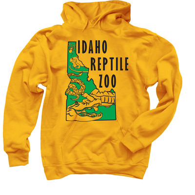 Idaho Reptile Zoo, a Gold Pullover Hoodie