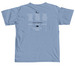 Matilda Jr, a Washed Denim Comfort Colors Unisex Tee (back-view)