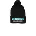RDG Pom Beanie, a Black Printed Pom-Pom Beanie
